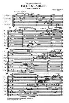 Die Jakobsleiter (Blake's Picture II) op. 58 von Dmitri Smirnow für 16 Spieler im Alle Noten Shop kaufen (Partitur)