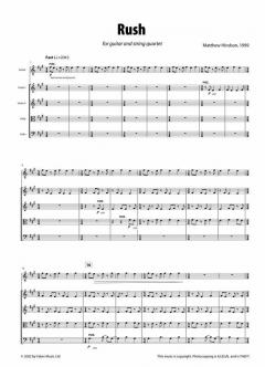 Rush (Guitar And String Quartet) (Matthew Hindson) 