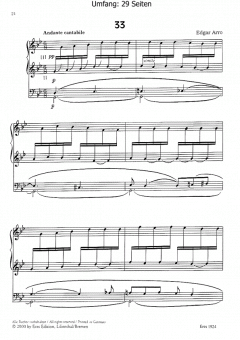 Estnische Volksweisen 4 von Edgar Arro 