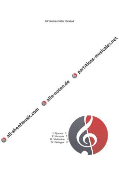 Quatre piéces (Saxophon, Orgel) von Hans-Martin Limberg 