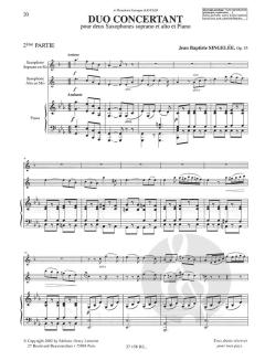 Duo Concertant op. 55 von Jean Baptiste Singelee 