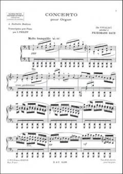 Concerto von Johann Sebastian Bach 