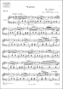 Valse Op. 69 Nr.1 Piano von Frédéric Chopin 