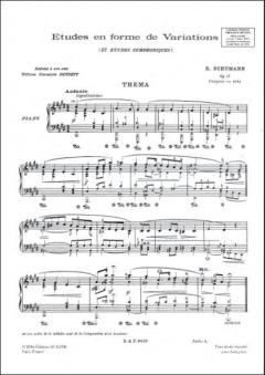 Etudes En Forme De Variations Op. 13 Piano (Symphon von Robert Schumann 