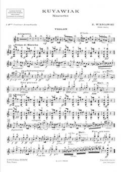 Legendes/airs Russes/kujawiak/mazurka Violon/Piano von Henryk Wieniawski 