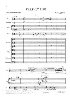Das irdische Leben op. 31 (Elena Firsova) 