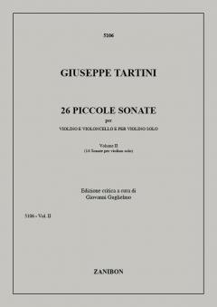 26 Piccole Sonate Vol. 2 von Guiseppe Tartini 