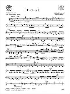 3 Duetti Concertanti Op. 1 von Niccolò Paganini 
