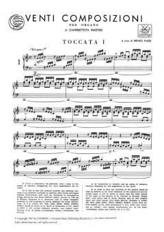 20 Composizioni Originali von Giovanni Battista Martini 