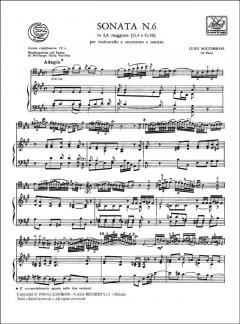 Sonata N. 6 In La von Luigi Boccherini 