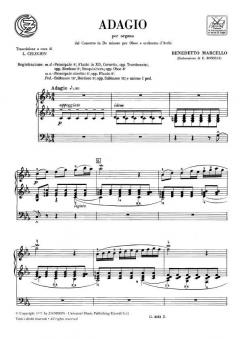 Adagio (Dal Concerto Do M. Per Oboe) (Cele von Benedetto Marcello 