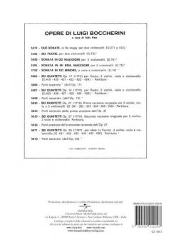 6 Quintetti Op. 19 (Luigi Boccherini) 
