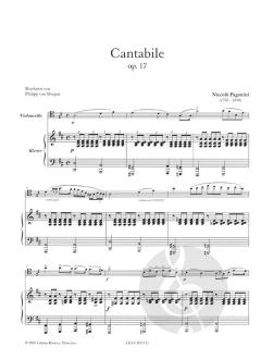 Cantabile Op. 17 von Niccolò Paganini 