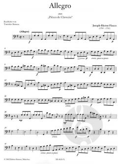 Allegro für Streichorchester von Joseph-Hector Fiocco im Alle Noten Shop kaufen (Stimmensatz)