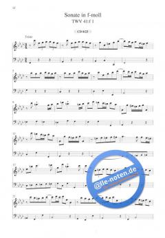 Vier Sonaten aus: Der getreue Musikmeister 