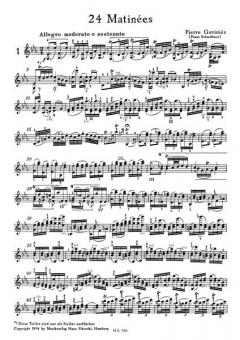 24 Matinées von Pierre Gaviniès für Violine solo im Alle Noten Shop kaufen
