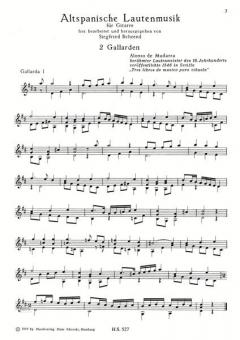 Alte europäische Lautenmusik für Gitarre Heft 5 