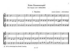 Erstes Zusammenspiel (Linde Höffer-von Winterfeld) 