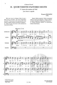 Quatre motets pour le temps de noel (Francis Poulenc) 