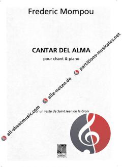 Cantar Del Alma von Federico Mompou 