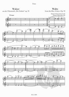 Walzer und Polka von Dmitri Schostakowitsch für Klavier vierhändig im Alle Noten Shop kaufen