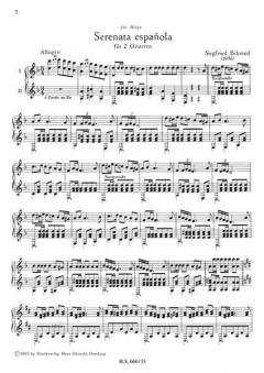 Serenata espanola von Siegfried Behrend 