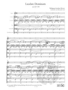 Laudate Dominum aus KV 339/Alleluja aus Exsultate, jubilate, KV 165 (W.A. Mozart) 