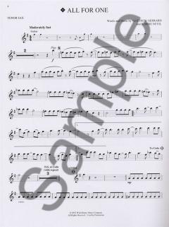 High School Musical 2 - Tenor Sax Play-Along Pack 