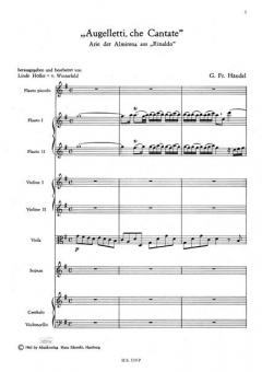 Augelletti, che cantate / Il volo cosi fido (Georg Friedrich Händel) 