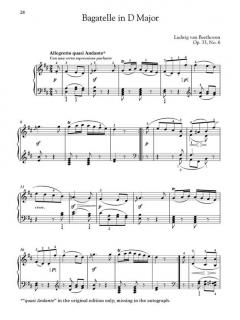 Für Elise And Other Bagatelles von Ludwig van Beethoven 