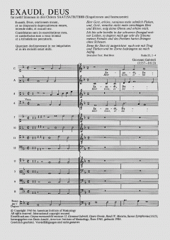 Exaudi Deus (Giovanni Gabrieli) 