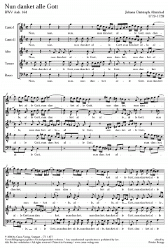 Nun danket alle Gott (Johann Christoph Altnickol) 