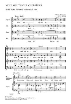 Hoch vom Himmel komm ich her von Wilhelm Weismann (Download) 