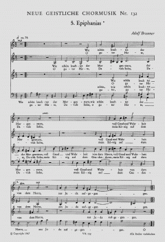 Wie schön leuchtet der Morgenstern (Adolf Brunner) 