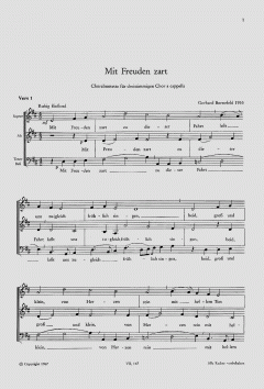 Mit Freuden zart zu dieser Fahrt von Gerhard Bornefeld (Download) 