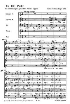 Jauchzet dem Herrn, alle Welt (Anton Schoendlinger) 