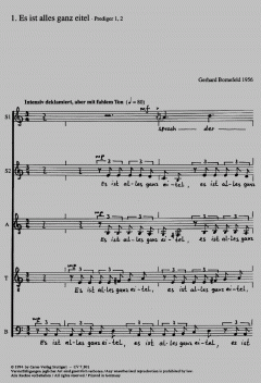 Es ist alles ganz eitel von Gerhard Bornefeld (Download) 