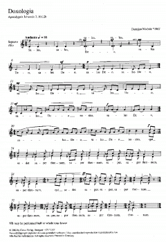 Doxologia von Damijan Mocnik (Download) 