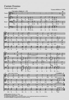 Cantate Domino (Vytautas Miškinis) 