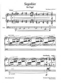 Siegesfeier op. 145/7 von Max Reger 