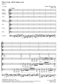 Herr Gott, dich loben wir BWV 16 von Johann Sebastian Bach (Download) 