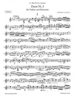 Hausmusik Duett Nr. 2 op. 26/2 (Adolf Busch) 
