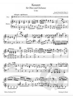 Oboenkonzert C-dur Hob VIIg:C1 von Joseph Haydn im Alle Noten Shop kaufen