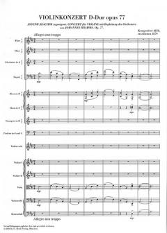 Violinkonzert D-dur op. 77 von Johannes Brahms 