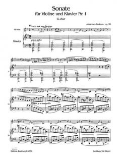 Sonate Nr. 1 G-dur op. 78 von Johannes Brahms 