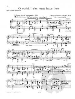 Sechs Choralvorspiele op. 122 von Johannes Brahms 
