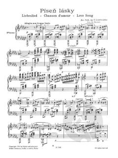 Liebeslied op. 7/1 von Josef Suk 