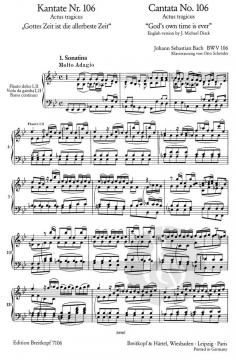 Gottes Zeit ist die allerbeste Zeit (J.S. Bach) 