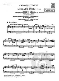 Laudate Pueri Dominum RV 601 von Antonio Vivaldi 