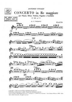 Concerto D-Dur F 12/9 Del Gardellino T 42 